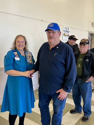 Honorary Partner ceremony for CA VVA Chapter 223 by the CA Chief Solano Chapter NSDAR.